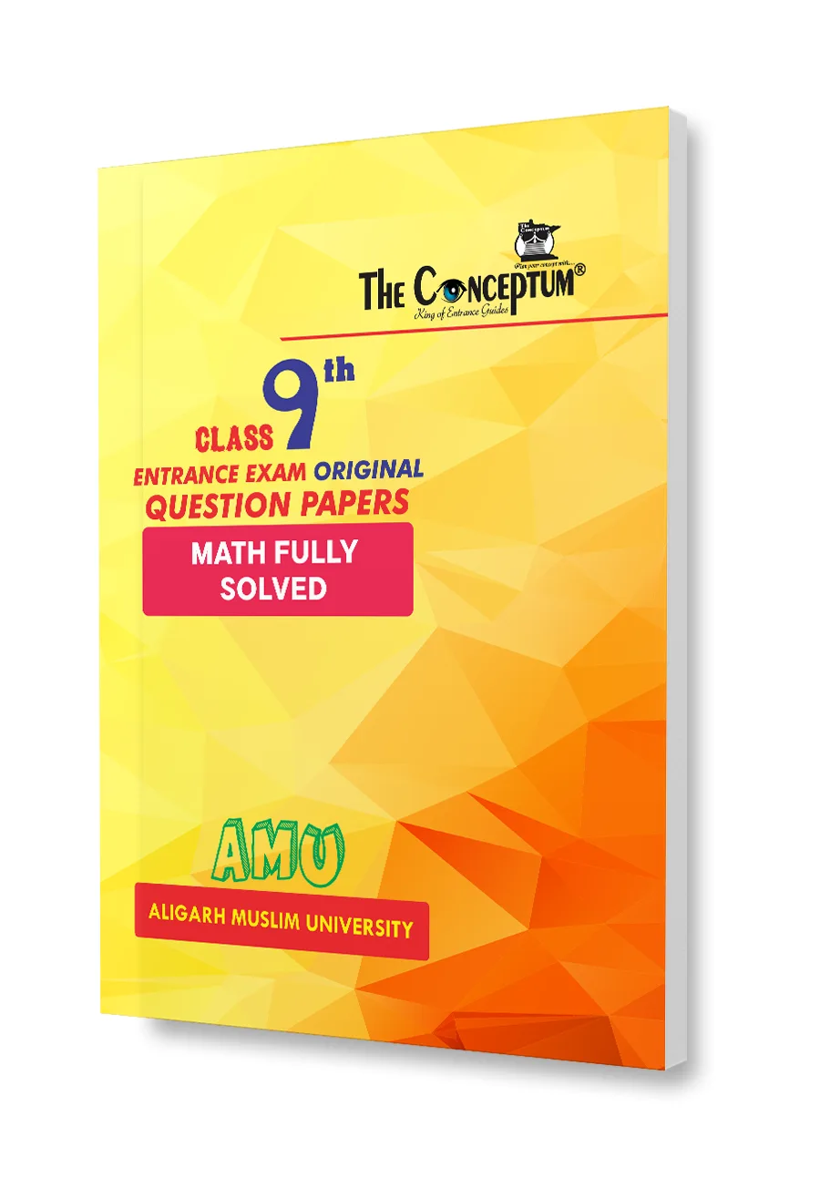 Class 9th Entrance Test Question Bank for AMU (Math Solved)