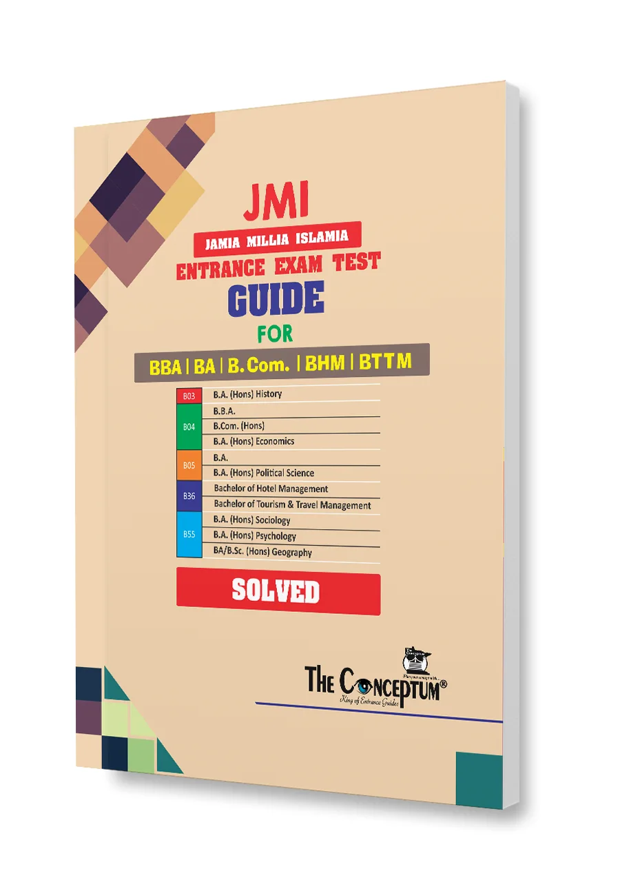 B.B.A./B.A. (Hons)/B.Com. (Hons)/B.H.M./B.T.T.M. Entrance GUIDE For JMI